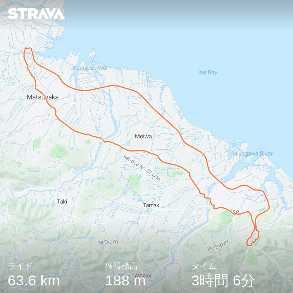 初詣サイクリング