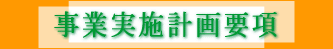 事業実施計画要項