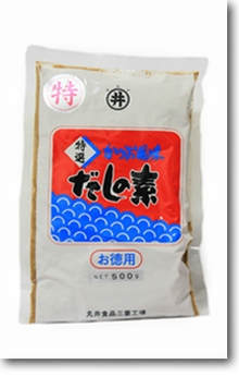 写真をクリックすると、調理イメージがご覧いただけます。 粉末(特)かつおだし